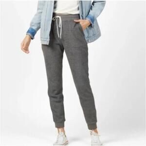 OUTERKNOWN Women's Hightide Organic Terry Cloth Sweatpants Dark Gray, Medium